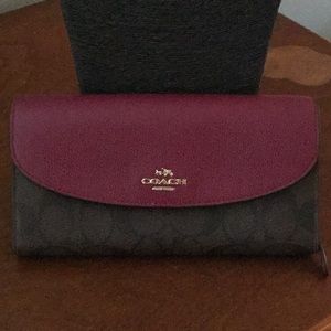 Authentic coach wallet